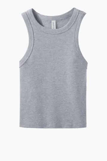 Bella + Canvas Women's Micro Rib Racer Tank — view 2