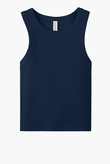 Bella + Canvas Women's Micro Rib Racer Tank — view 4