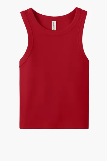 Bella + Canvas Women's Micro Rib Racer Tank — view 6