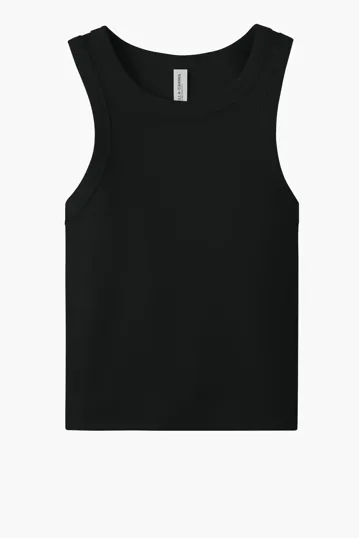 Bella + Canvas Women's Micro Rib Racer Tank — view 7