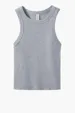 Bella + Canvas Women's Micro Rib Racer Tank — view 2