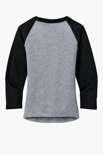 Bella + Canvas Women's Micro Rib 3/4 Raglan Baby Tee — view 9