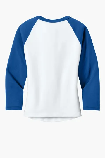 Bella + Canvas Women's Micro Rib 3/4 Raglan Baby Tee — view 15
