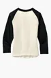 Bella + Canvas Women's Micro Rib 3/4 Raglan Baby Tee — view 10
