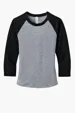 Bella + Canvas Women's Micro Rib 3/4 Raglan Baby Tee — view 2