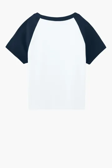 Bella + Canvas Women's Micro Rib Raglan Baby Tee — view 12