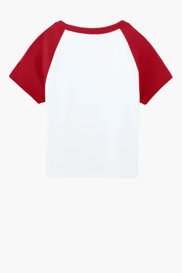 Bella + Canvas Women's Micro Rib Raglan Baby Tee — view 14