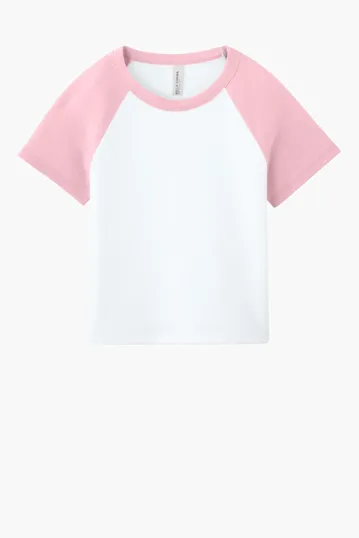 Bella + Canvas Women's Micro Rib Raglan Baby Tee — view 5
