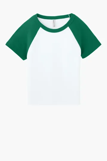 Bella + Canvas Women's Micro Rib Raglan Baby Tee — view 8