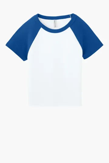 Bella + Canvas Women's Micro Rib Raglan Baby Tee — view 9