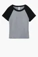 Bella + Canvas Women's Micro Rib Raglan Baby Tee — view 2