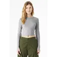 Bella + Canvas Women's Micro Rib Long Sleeve Baby Tee