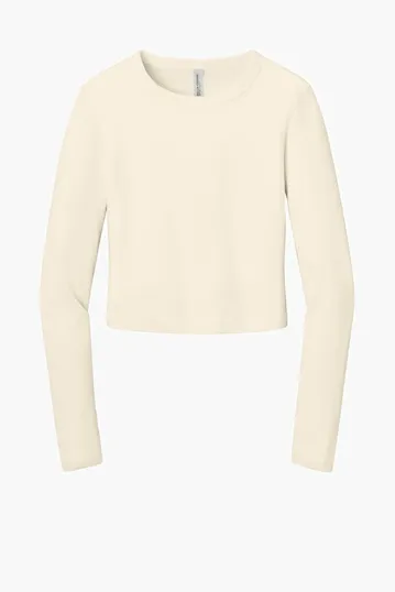 Bella + Canvas Women's Micro Rib Long Sleeve Baby Tee — view 3