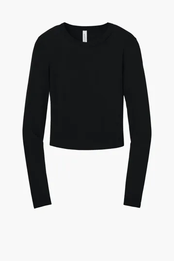 Bella + Canvas Women's Micro Rib Long Sleeve Baby Tee — view 5