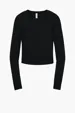 Bella + Canvas Women's Micro Rib Long Sleeve Baby Tee — view 5