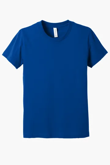 Bella + Canvas Youth Jersey Short Sleeve Tee — view 8