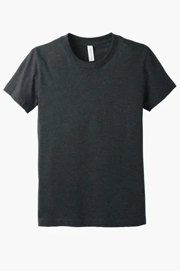 Bella + Canvas Youth Heather CVC Tee — view 4