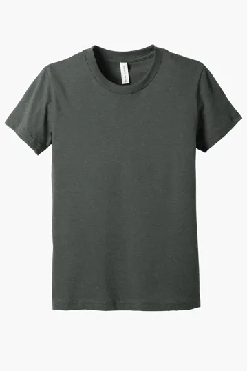 Bella + Canvas Youth Heather CVC Tee — view 5