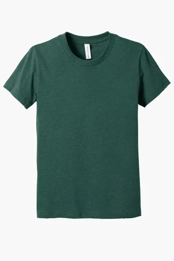 Bella + Canvas Youth Heather CVC Tee — view 6