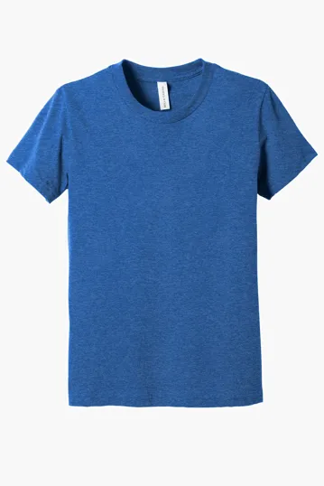Bella + Canvas Youth Heather CVC Tee — view 9