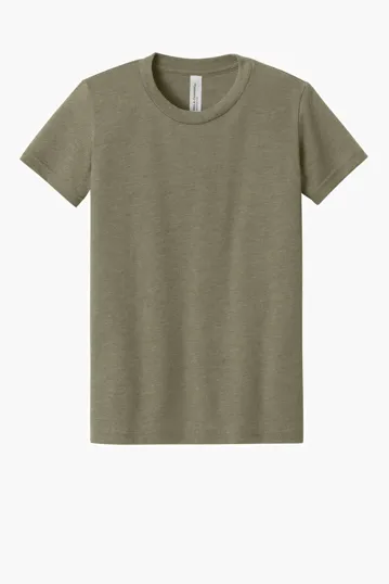 Bella + Canvas Youth Heather CVC Tee — view 50