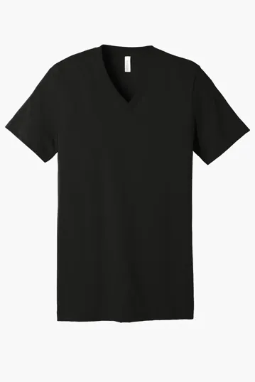 Bella + Canvas Unisex Jersey V-Neck Tee — view 4