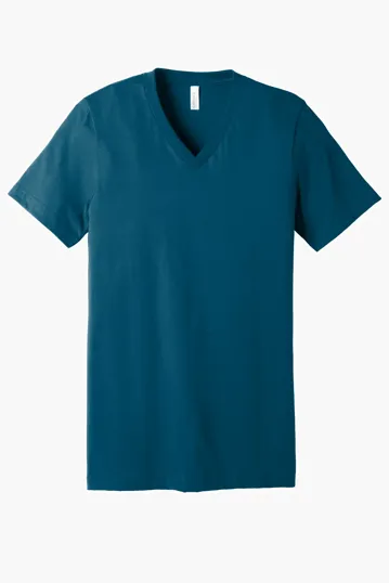 Bella + Canvas Unisex Jersey V-Neck Tee — view 8