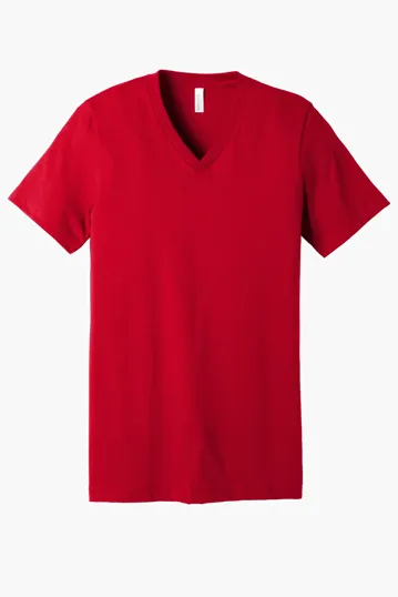Bella + Canvas Unisex Jersey V-Neck Tee — view 13