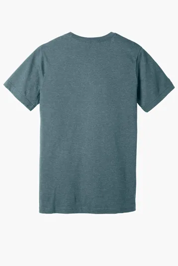 Bella + Canvas Unisex Heather CVC V-Neck Tee — view 19