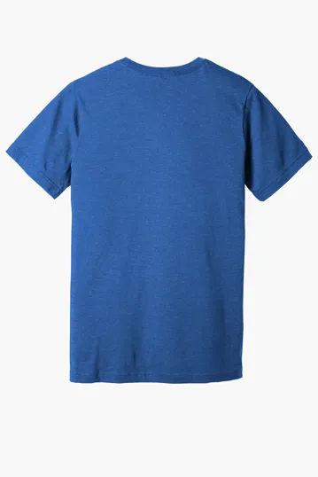 Bella + Canvas Unisex Heather CVC V-Neck Tee — view 20