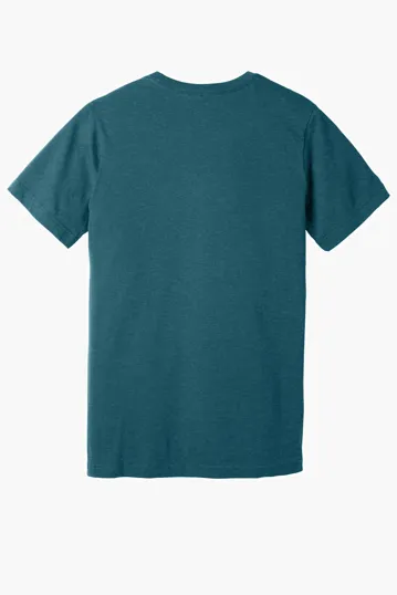 Bella + Canvas Unisex Heather CVC V-Neck Tee — view 25