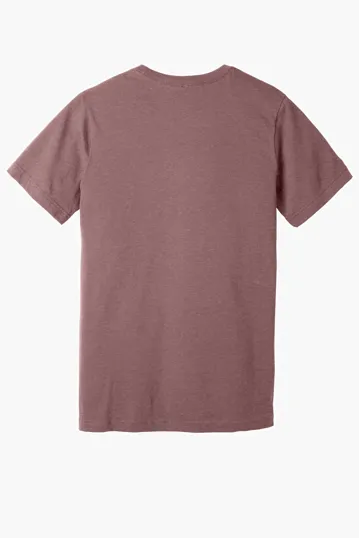 Bella + Canvas Unisex Heather CVC V-Neck Tee — view 26