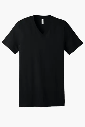 Bella + Canvas Unisex Heather CVC V-Neck Tee — view 23