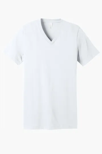 Bella + Canvas Unisex Heather CVC V-Neck Tee — view 24