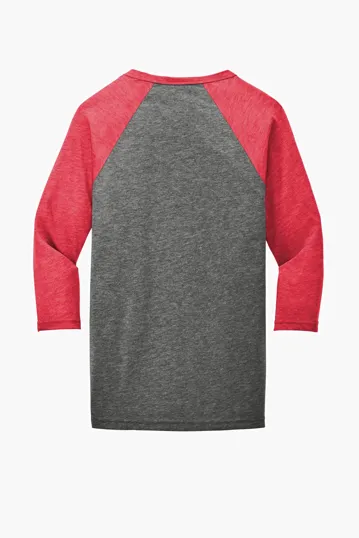 Bella + Canvas Unisex 3/4-Sleeve Baseball Tee — view 35