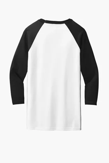 Bella + Canvas Unisex 3/4-Sleeve Baseball Tee — view 38