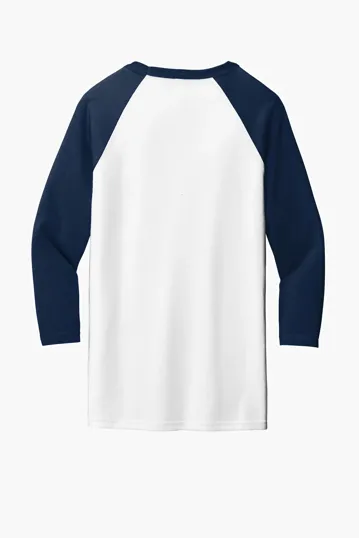 Bella + Canvas Unisex 3/4-Sleeve Baseball Tee — view 45