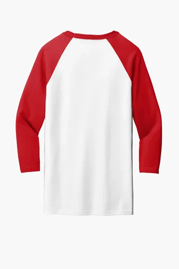 Bella + Canvas Unisex 3/4-Sleeve Baseball Tee — view 46