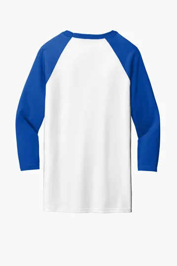 Bella + Canvas Unisex 3/4-Sleeve Baseball Tee — view 47