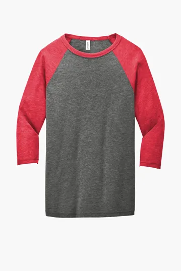 Bella + Canvas Unisex 3/4-Sleeve Baseball Tee — view 12