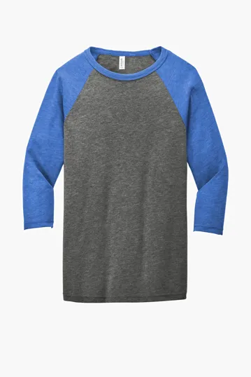 Bella + Canvas Unisex 3/4-Sleeve Baseball Tee — view 13