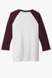 Bella + Canvas Unisex 3/4-Sleeve Baseball Tee — view 44