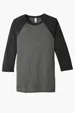 Bella + Canvas Unisex 3/4-Sleeve Baseball Tee — view 8