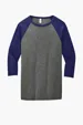 Bella + Canvas Unisex 3/4-Sleeve Baseball Tee — view 11