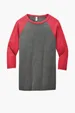 Bella + Canvas Unisex 3/4-Sleeve Baseball Tee — view 12