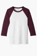 Bella + Canvas Unisex 3/4-Sleeve Baseball Tee — view 21