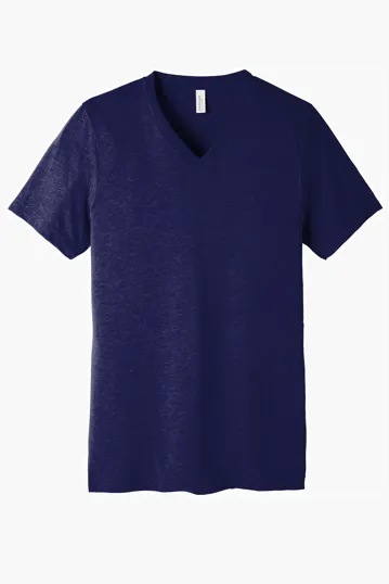 Bella + Canvas Unisex Triblend Short Sleeve V-Neck Tee — view 5