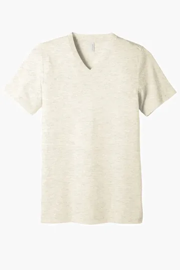 Bella + Canvas Unisex Triblend Short Sleeve V-Neck Tee — view 6