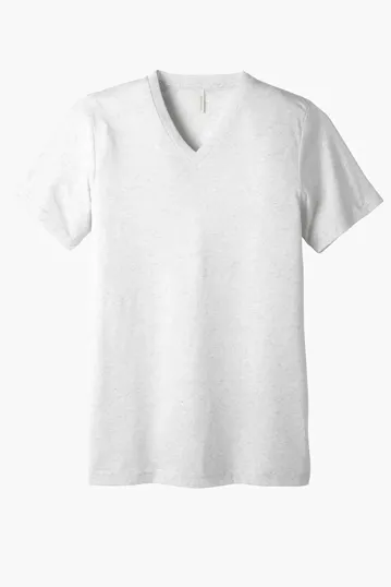 Bella + Canvas Unisex Triblend Short Sleeve V-Neck Tee — view 8