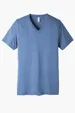 Bella + Canvas Unisex Triblend Short Sleeve V-Neck Tee — view 3
